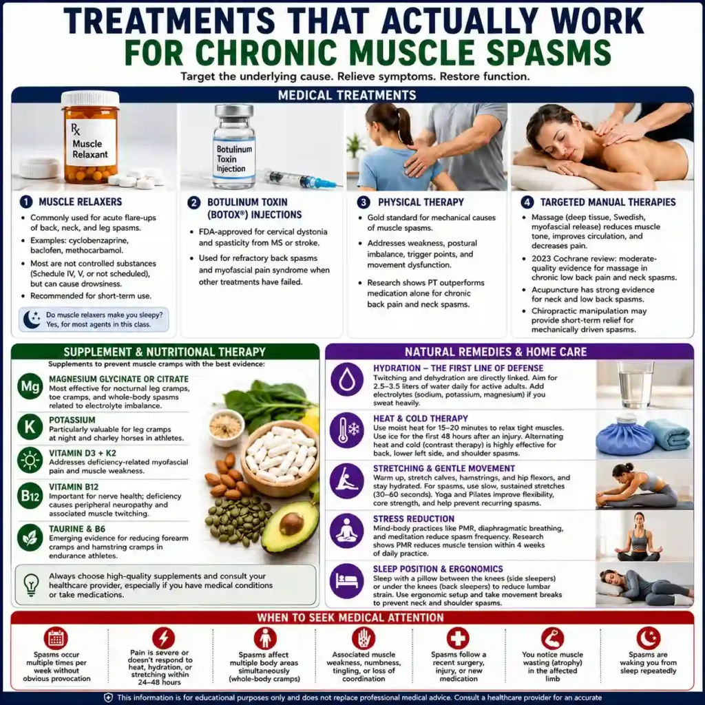 muscle twitching after b12 injections Chronic Muscle Spasms: Causes & Best Treatments