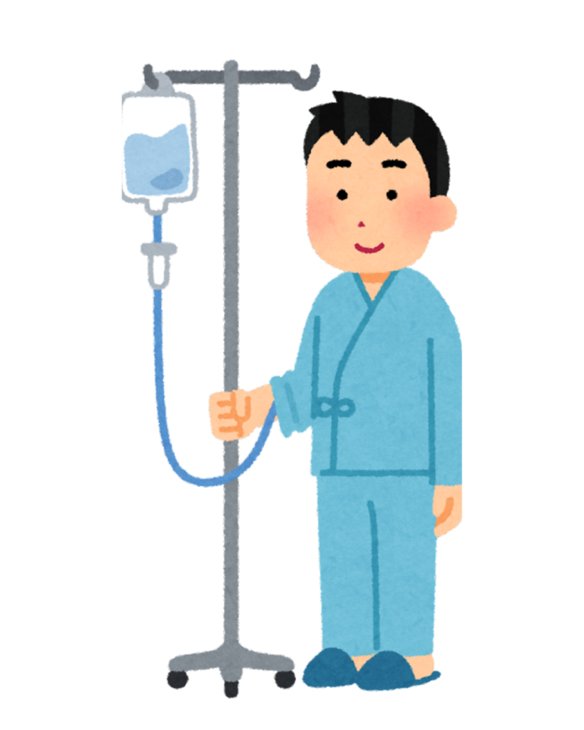 Patient receiving supportive care while being evaluated for Marijuana and Cannabis Treatment for AIDS to manage AIDS Symptoms.