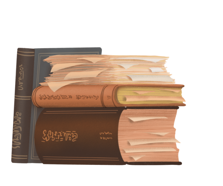 Stack of medical reference books used for learning about seizures and neurological conditions.