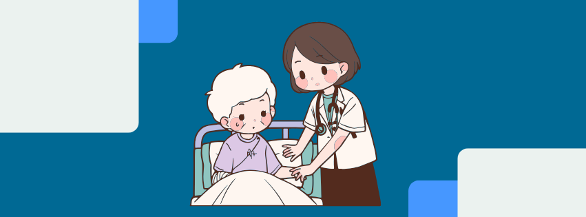 Doctor taking follow-up of the patient.