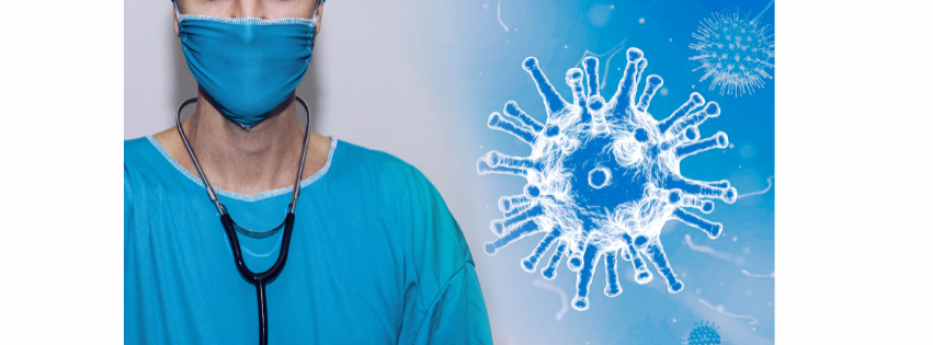 Health-care professional illustrating autotrophic lateral sclerosis stages and neurological disease progression.