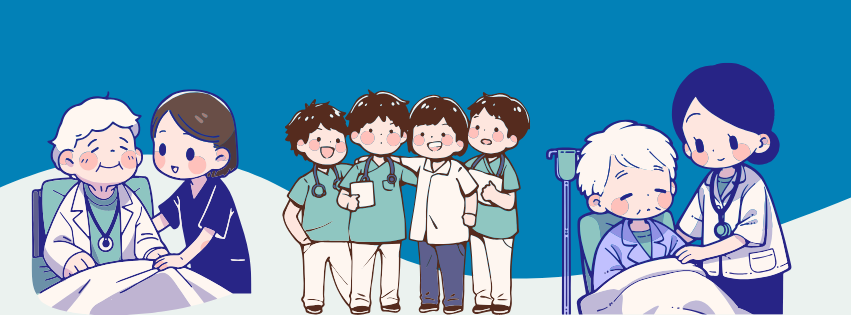 Team of healthcare professionals providing diagnosis, care, and support for digestive health conditions